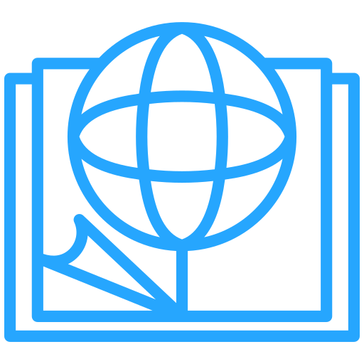 Global learning Generic color outline icon