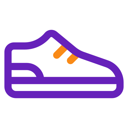 chaussure de sport Generic color outline Icône