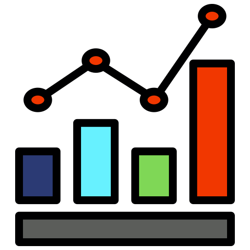 diagramma Generic color lineal-color icona