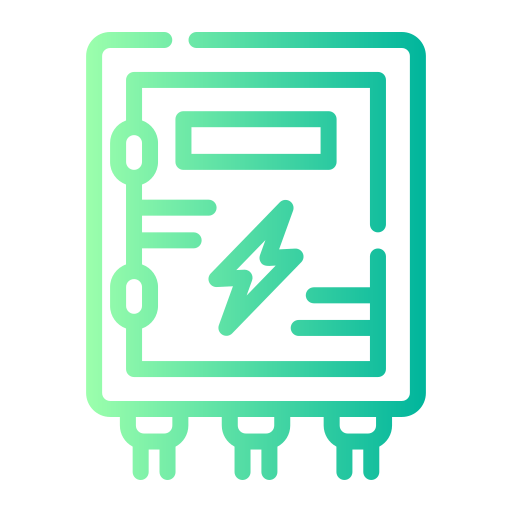 Electric panel Generic gradient outline icon