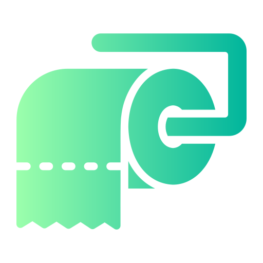 Toilet paper Generic gradient fill icon