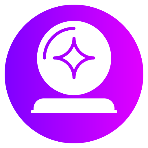 Crystal ball Generic gradient fill icon