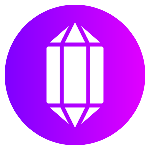 Crystal Generic gradient fill icon