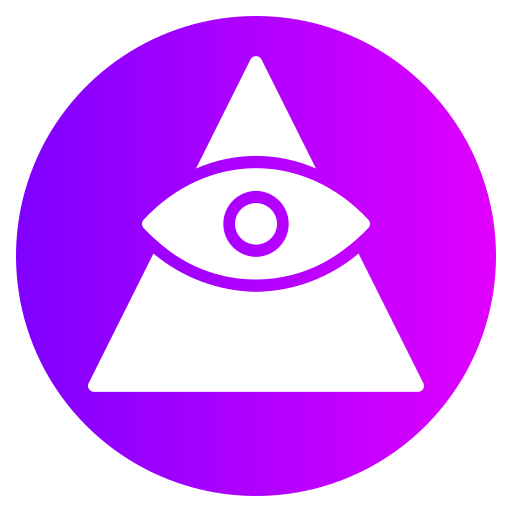 illuminati Generic gradient fill icoon