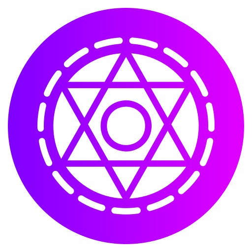 Pentagram Generic gradient fill icon