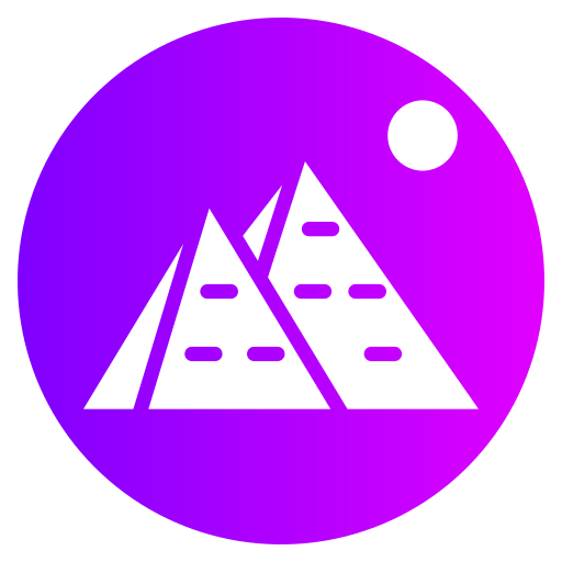 Пирамида Generic gradient fill иконка