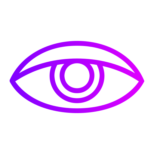 Глаз Generic gradient outline иконка