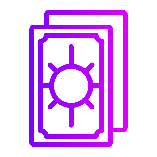 carta de tarot Generic gradient outline icono