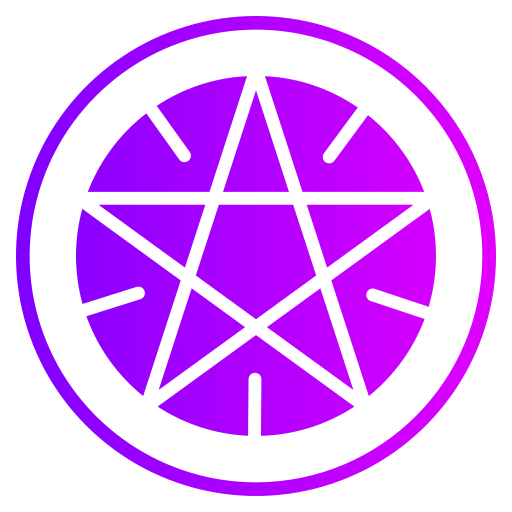 Pentagram Generic gradient fill icon