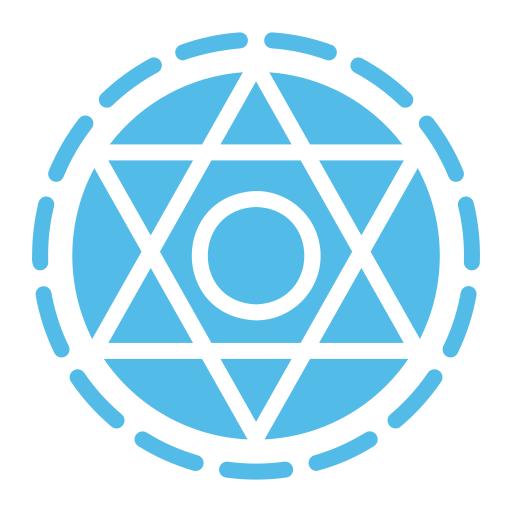 pentagram Generic color fill ikona