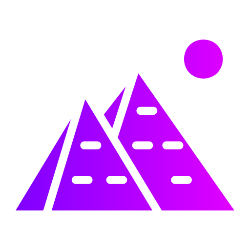 piramide Generic gradient fill icona