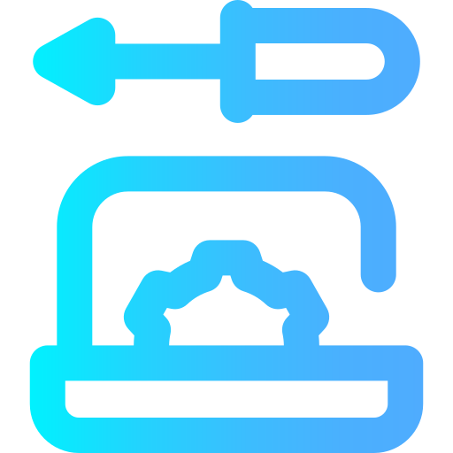 computadora portátil Super Basic Omission Gradient icono