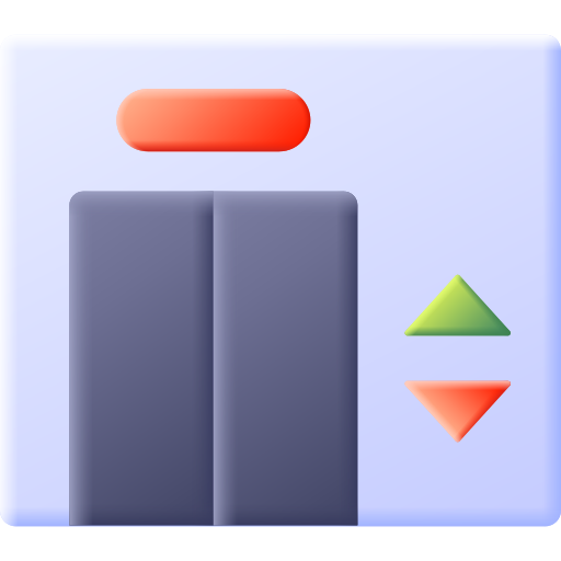 エレベーター Generic gradient fill icon