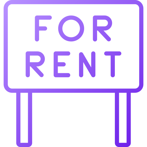 For rent Generic gradient outline icon