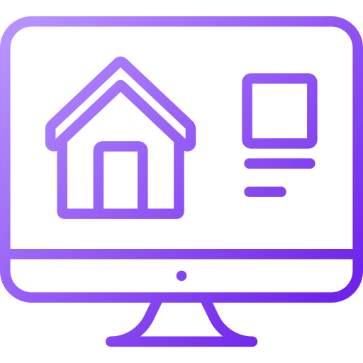 Real estate Generic gradient outline icon