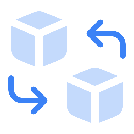 Cube Generic color fill icon