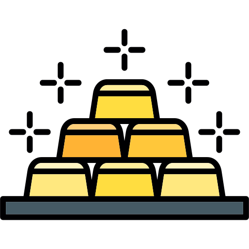 Gold bar Generic color lineal-color icon