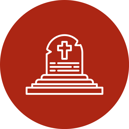 Tomb Generic color fill icon