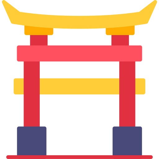 portão torii Generic color fill Ícone