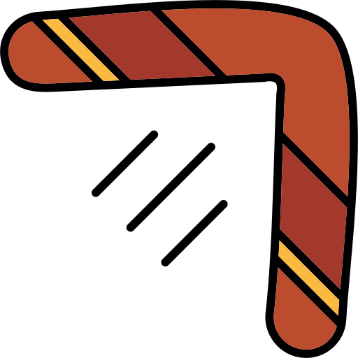 Boomerang Generic color lineal-color icon