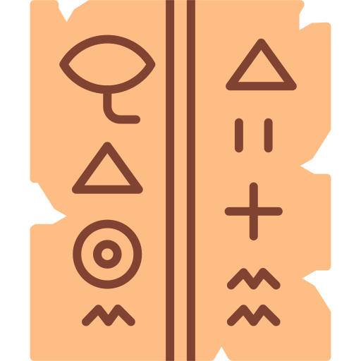 hiéroglyphe Generic color fill Icône