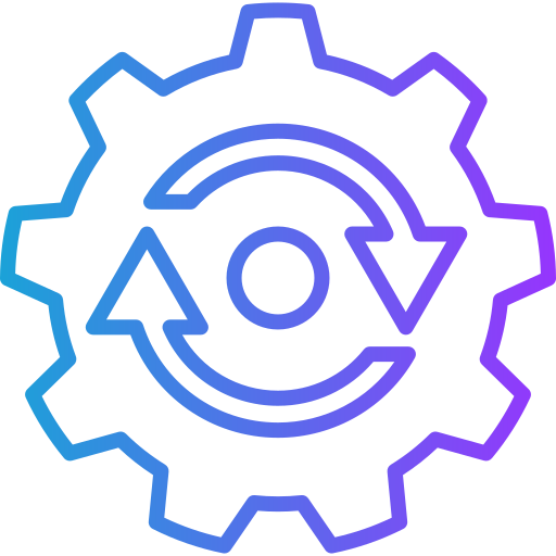 Process Generic gradient outline icon