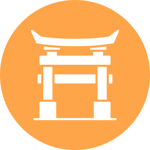 portail torii Generic color fill Icône