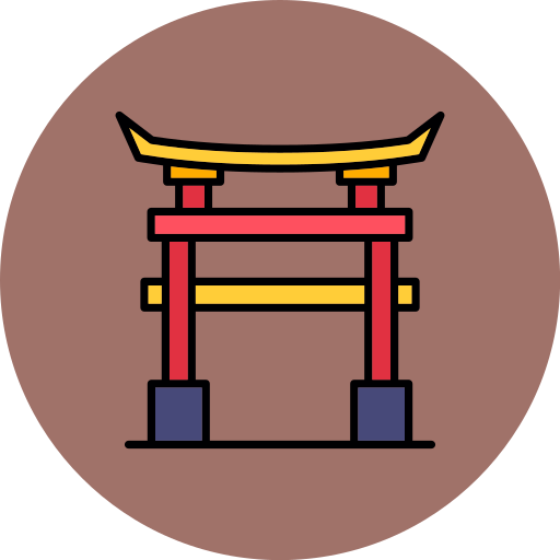 Torii gate Generic color lineal-color icon