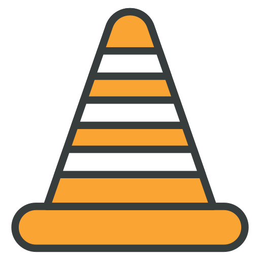 Road cone Generic color lineal-color icon