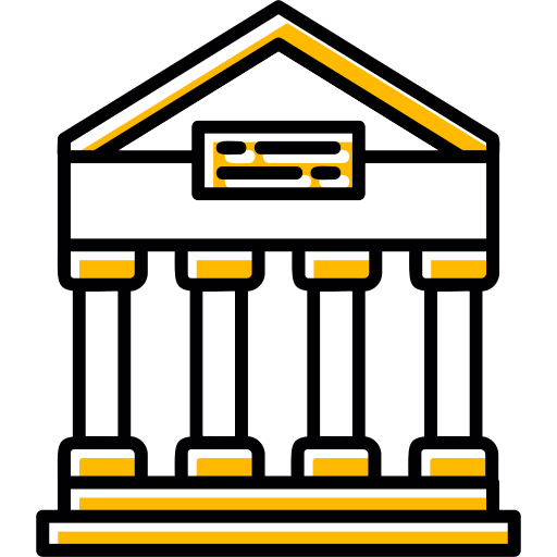 Greek temple Generic color lineal-color icon