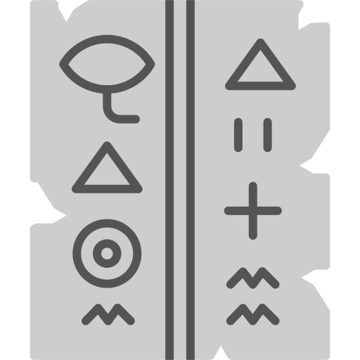 hieroglif Generic color fill ikona