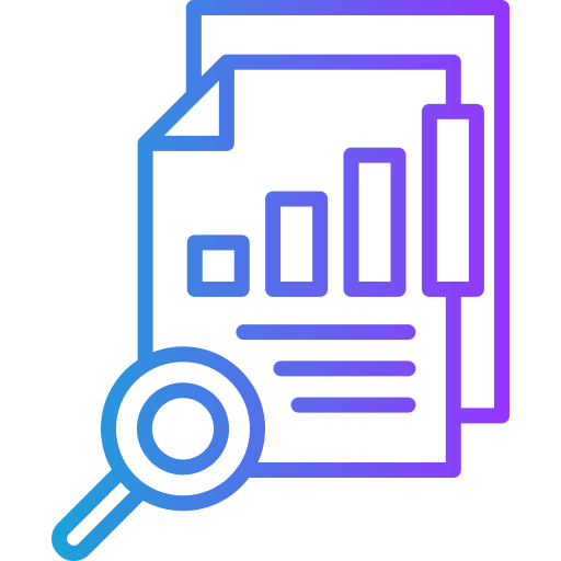 Data research Generic gradient outline icon