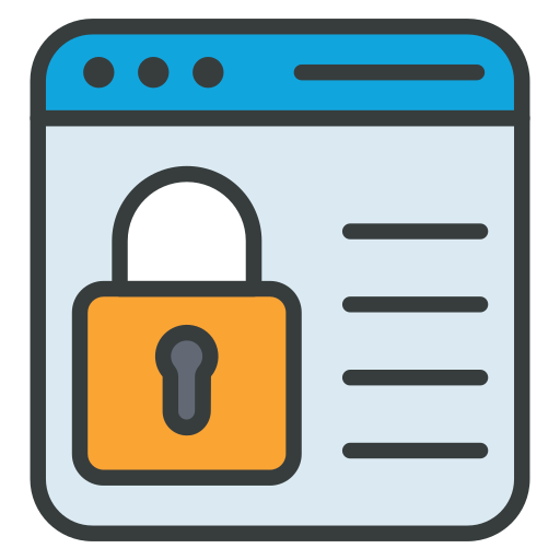 Secure website Generic color lineal-color icon