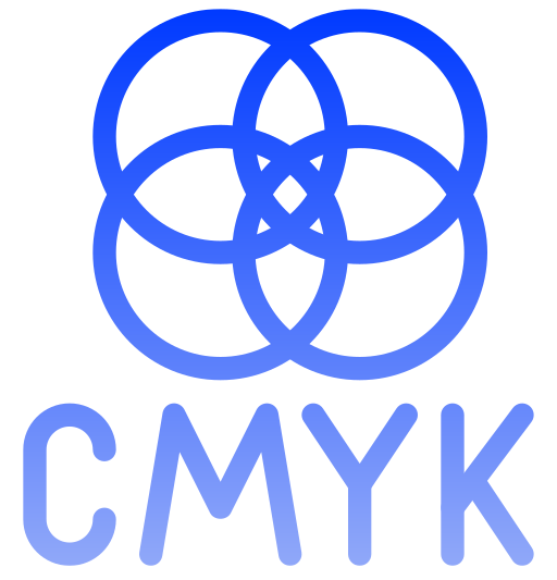 cmyk Generic gradient outline icon