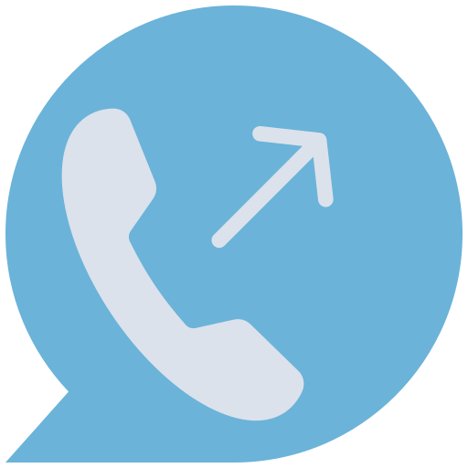 Outgoing calls Generic color fill icon