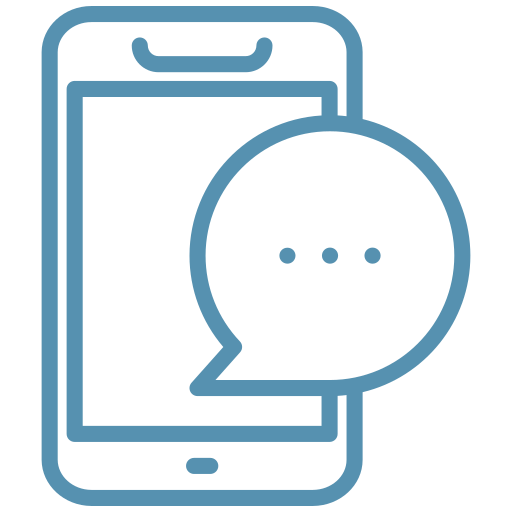 Mobile message Generic color outline icon