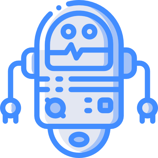 robotique Basic Miscellany Blue Icône