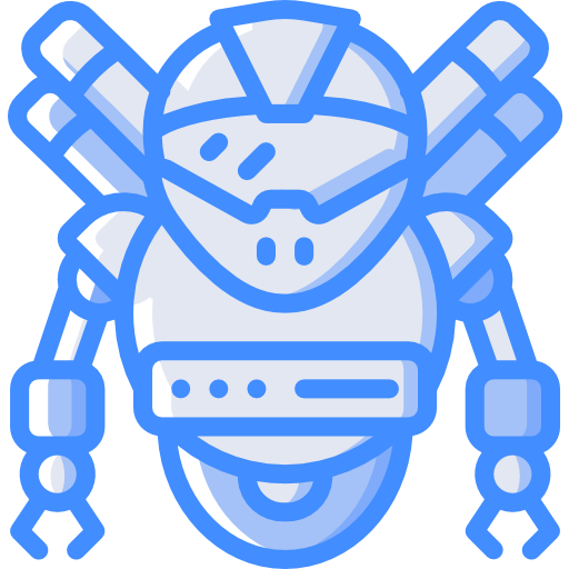 robotique Basic Miscellany Blue Icône