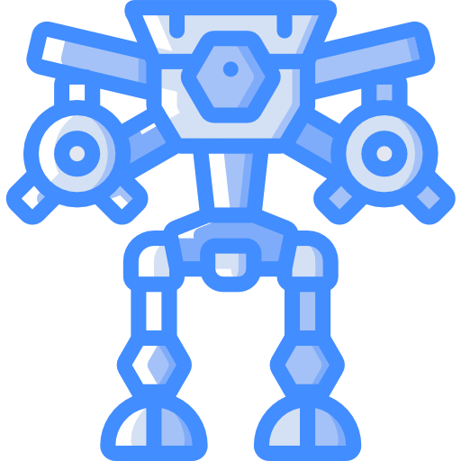 robótica Basic Miscellany Blue Ícone