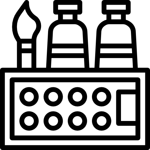 페인트 롤 Surang Lineal icon