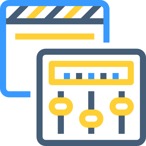 videoplayer Justicon Two tone icon