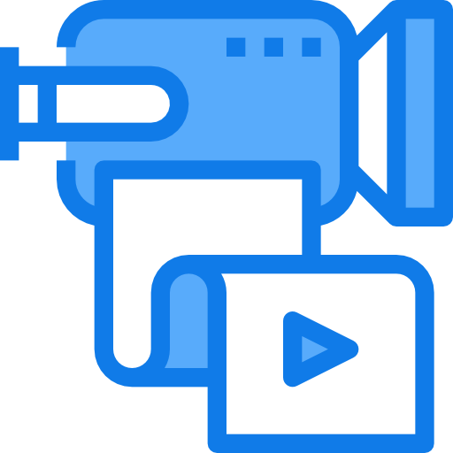 Video player Justicon Blue icon