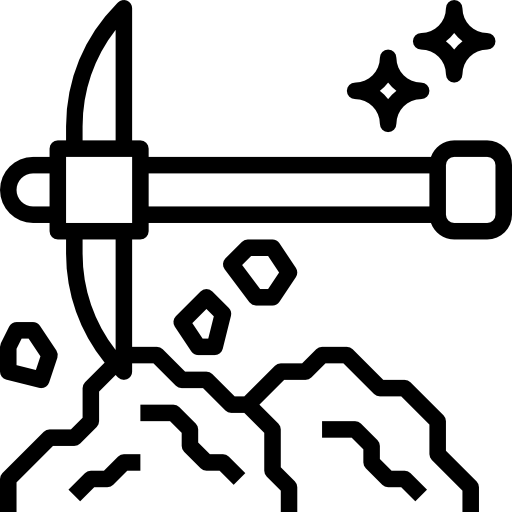 minería Surang Lineal icono