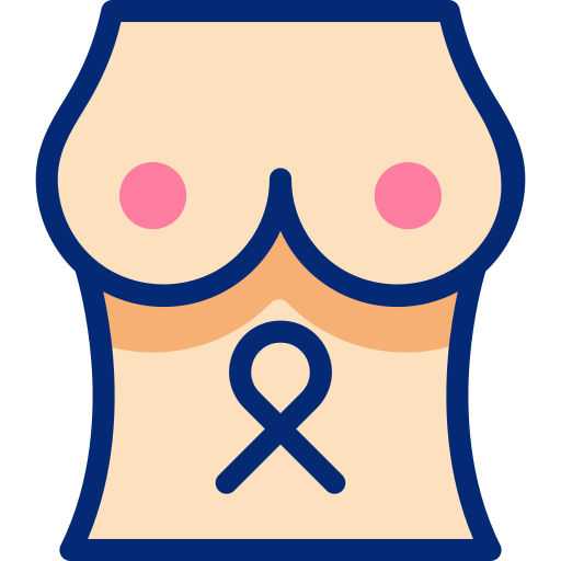 Breast Basic Accent Lineal Color icon