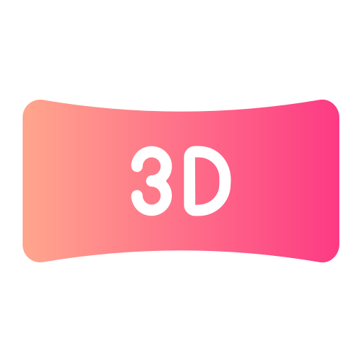 3d-filmpje Generic gradient fill icoon
