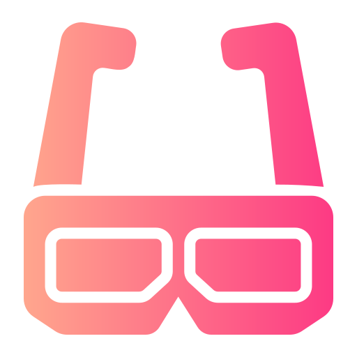 3d glasses Generic gradient fill icon