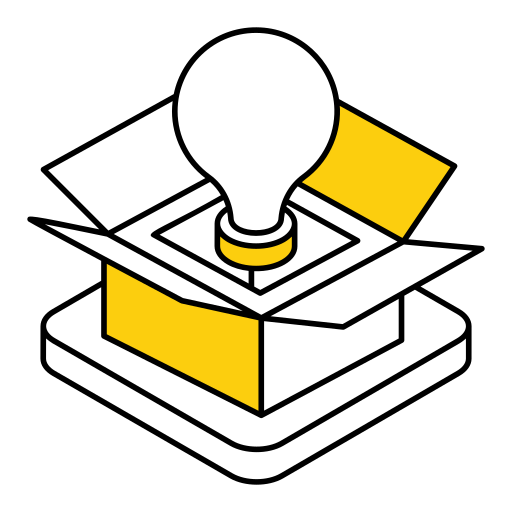pudełko kartonowe Generic color lineal-color ikona