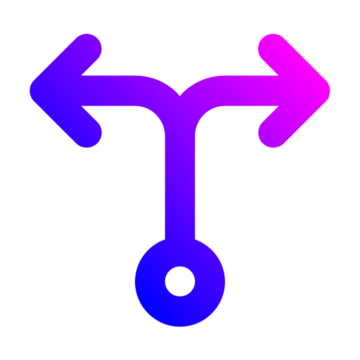 knooppunt Generic gradient outline icoon