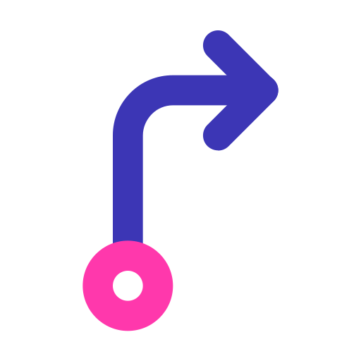 Turn right Generic color outline icon