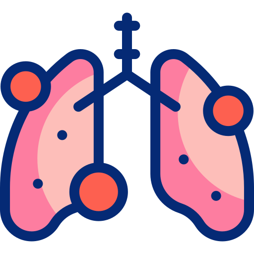 Pneumonia Basic Accent Lineal Color icon